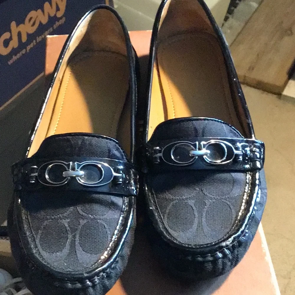 Coach Fortunata 12 CM Signature With Patten Leather - Picture 2 of 6